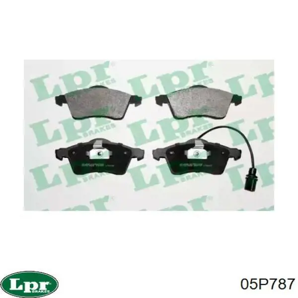 Колодки LPR 05P787 цена, от 18.08 USD