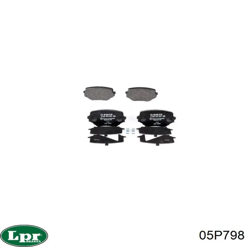 05P798 LPR Колодки передние