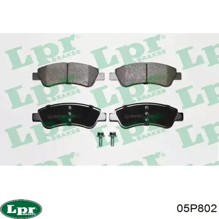 Колодки LPR 05P802 цена, от 14.76 USD