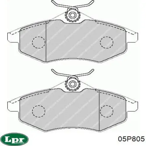 05P805 LPR Колодки передние