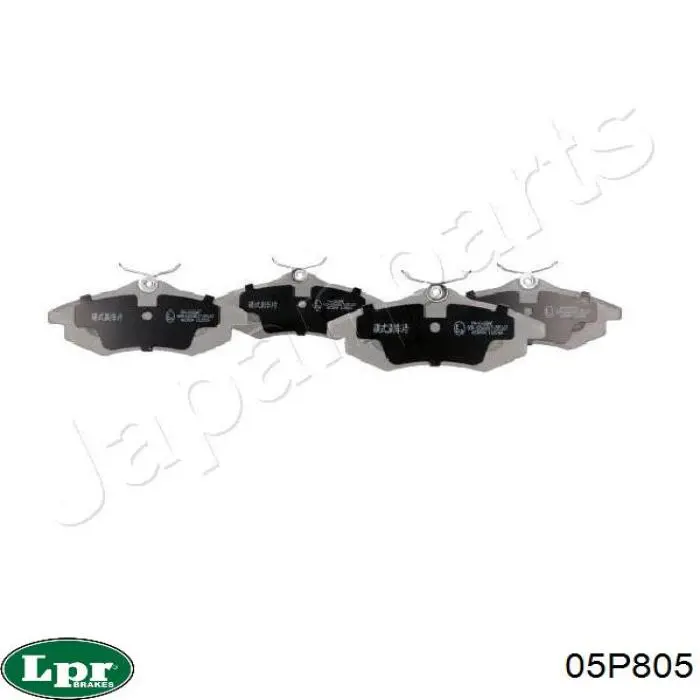 Передние тормозные колодки 05P805 LPR
