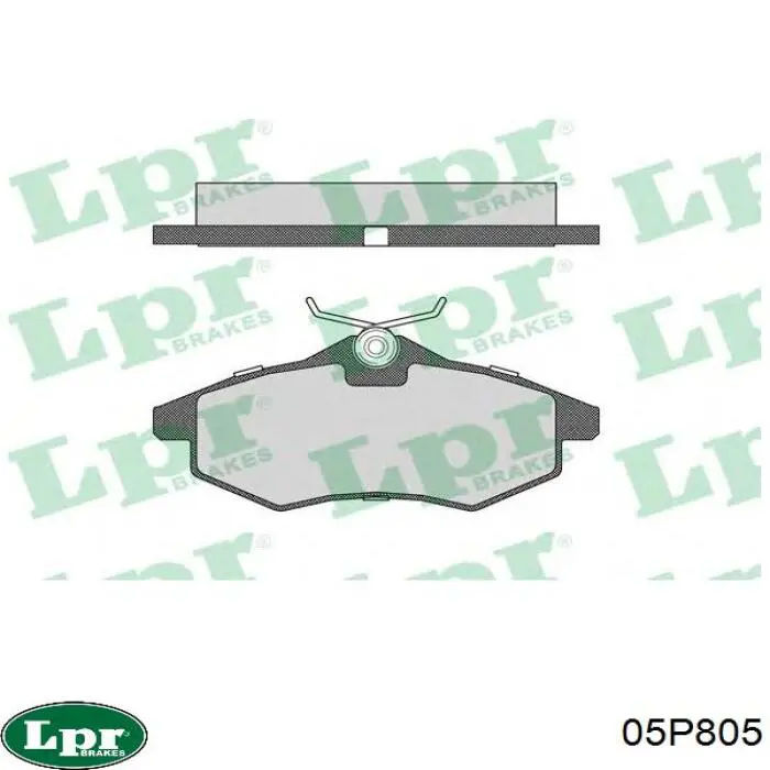 Тормозные колодки LPR 05P805