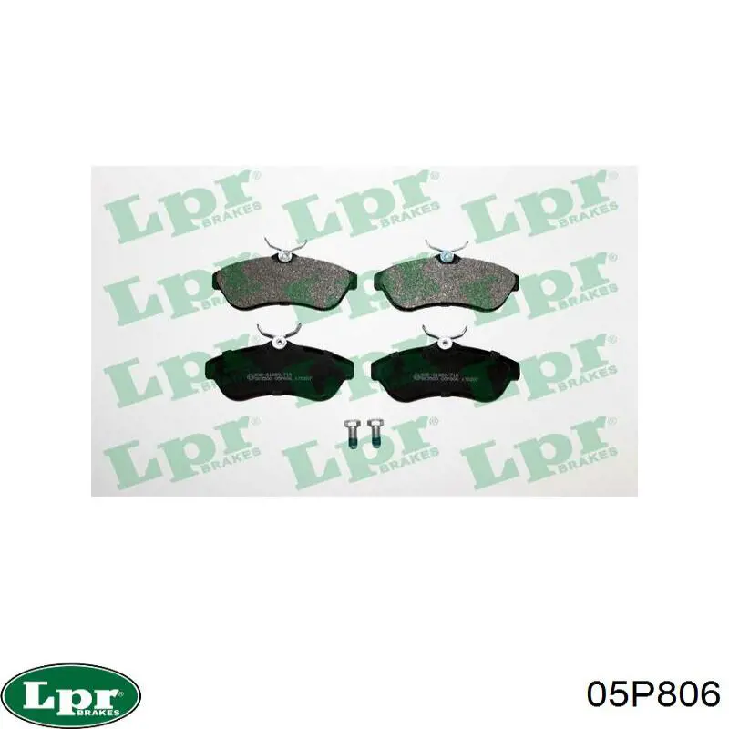 Купить 05P806 LPR Колодки тормозные