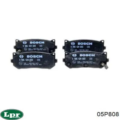 Задние дисковые колодки LPR 05P808