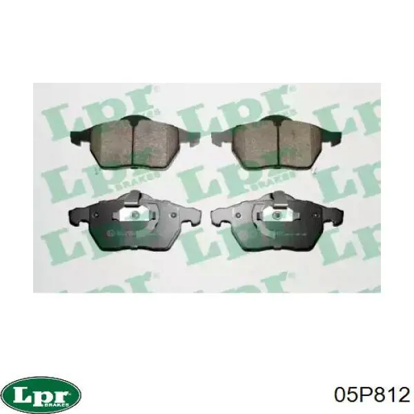 Купить 05P812 LPR Колодки тормозные