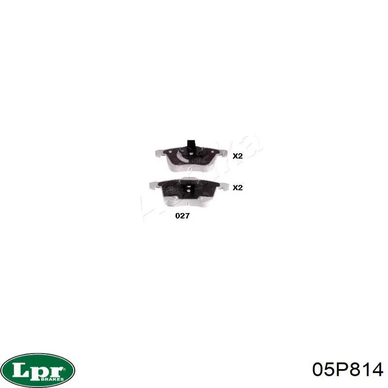 Передние тормозные колодки 05P814 LPR