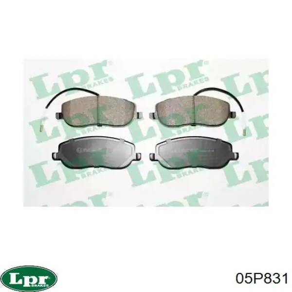 Купить 05P831 LPR Колодки тормозные