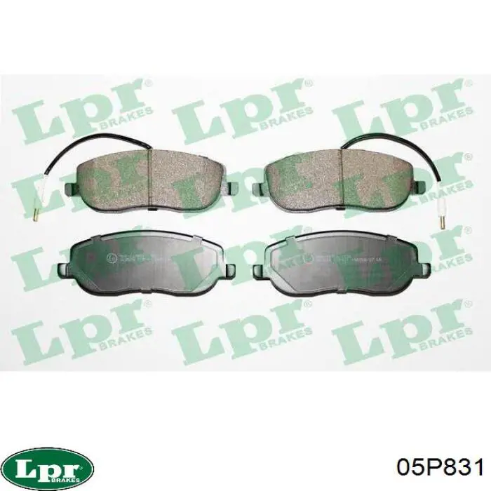 Передние тормозные колодки 05P831 LPR