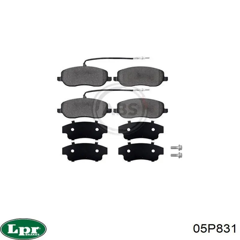 Тормозные колодки LPR 05P831