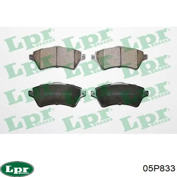 Купить 05P833 LPR Колодки тормозные