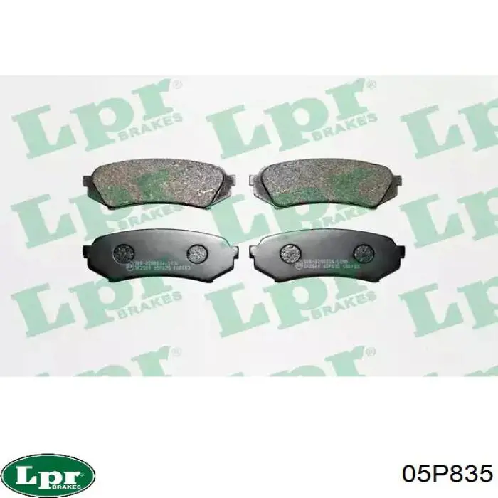 Колодки дисковые  LPR 05P835 цена, от 14.08 USD