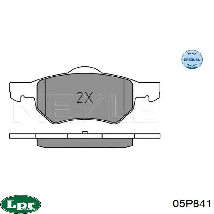 05P841 LPR Колодки передние