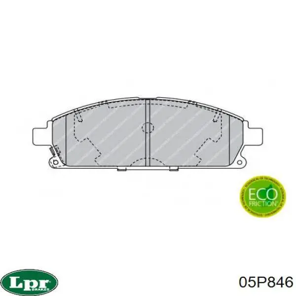 Колодки LPR 05P846 цена, от 20.40 USD