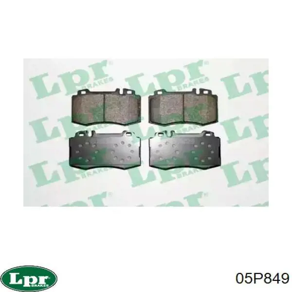 Тормозные колодки LPR 05P849