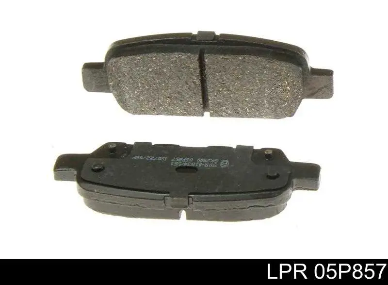 Купить 05P857 LPR Колодки тормозные задние, дисковые