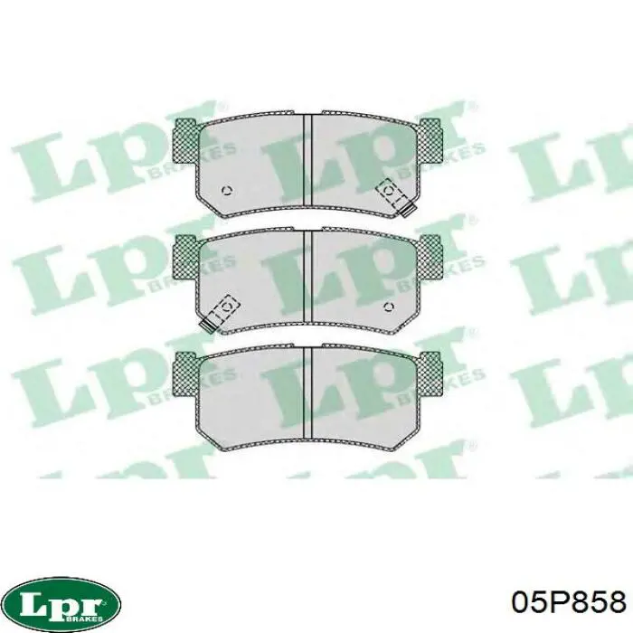 Тормозные колодки LPR 05P858