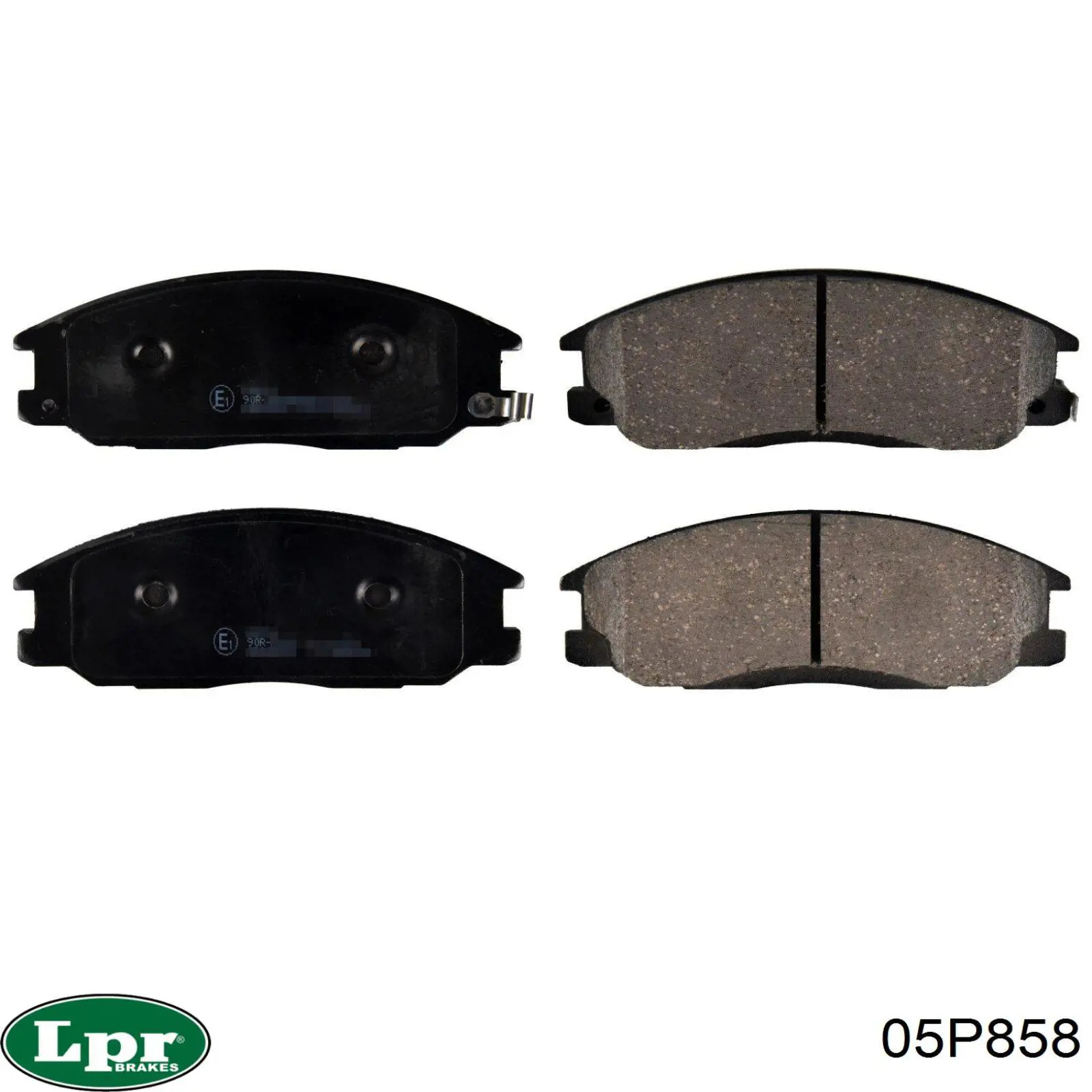 Передние тормозные колодки 05P858 LPR