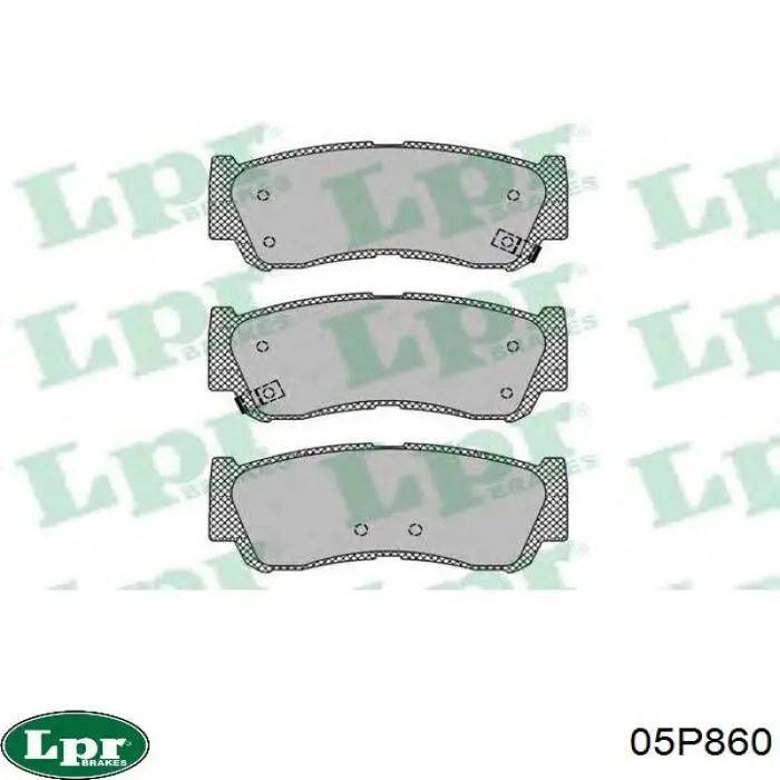 Тормозные колодки LPR 05P860