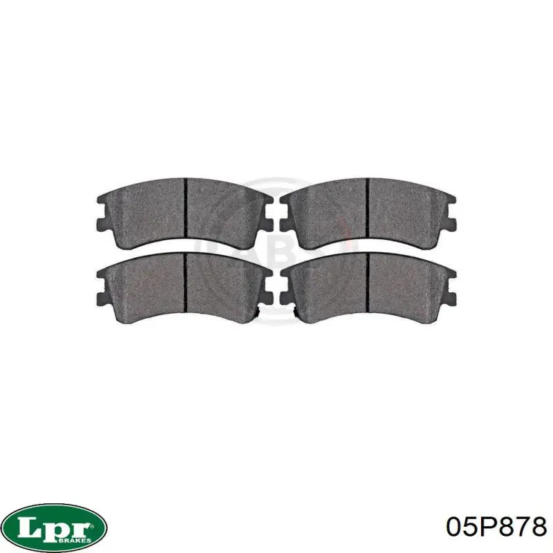 Тормозные колодки LPR 05P878
