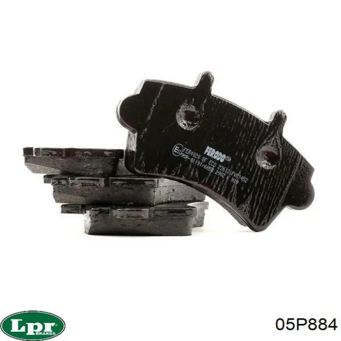 05P884 LPR Колодки передние