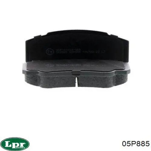 Задние тормозные колодки 05P885 LPR