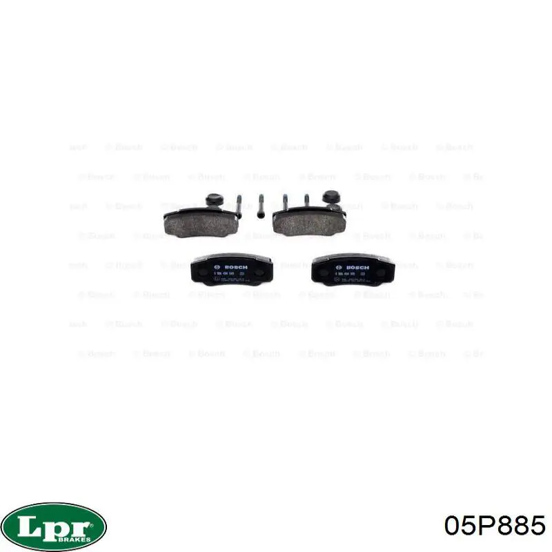 Колодки дисковые  LPR 05P885 цена, от 14.35 USD