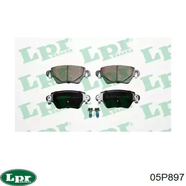 Задние дисковые колодки LPR 05P897
