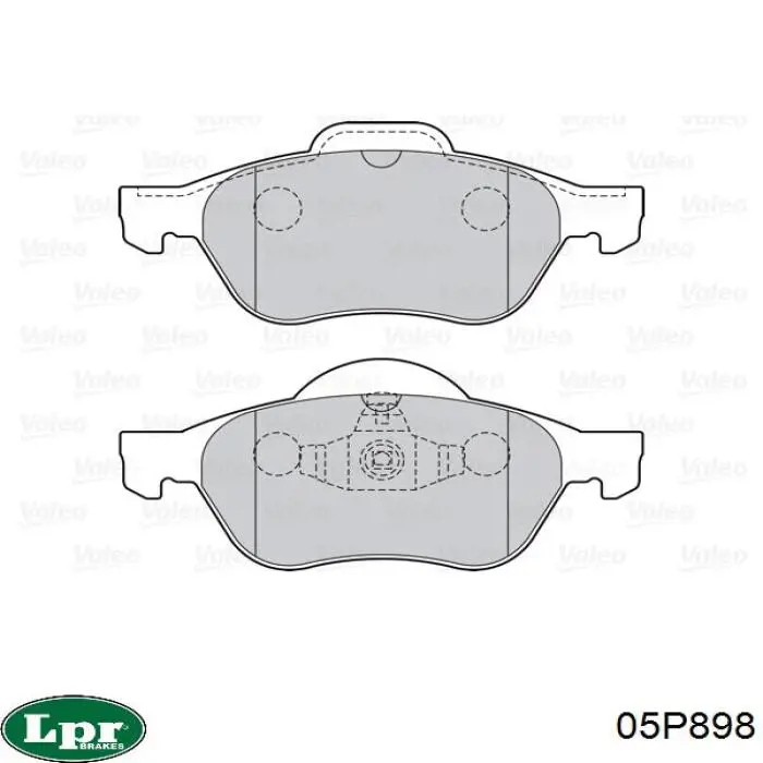 Колодки LPR 05P898 цена, от 20.17 USD