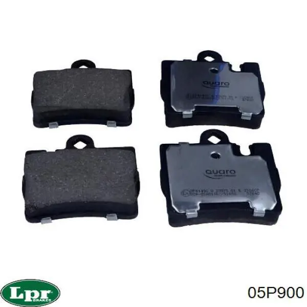 Купить 05P900 LPR Колодки тормозные задние, дисковые