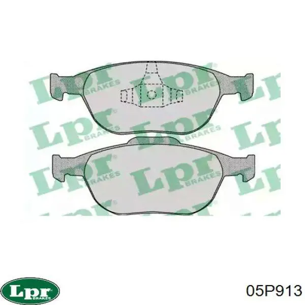 Тормозные колодки LPR 05P913