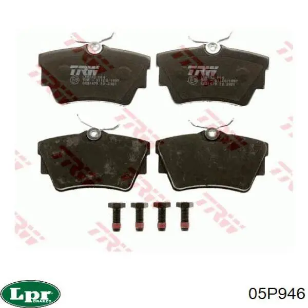 Задние дисковые колодки LPR 05P946