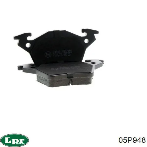 Задние тормозные колодки 05P948 LPR
