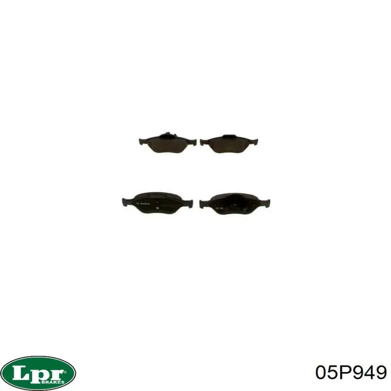 Тормозные колодки LPR 05P949
