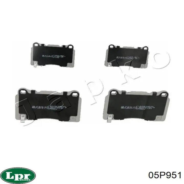 05P951 LPR Колодки передние
