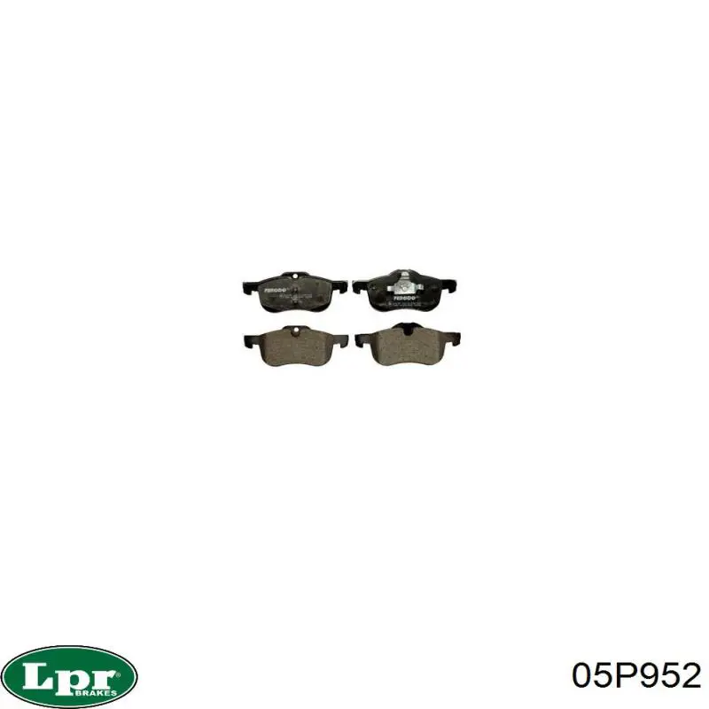 05P952 LPR Колодки передние