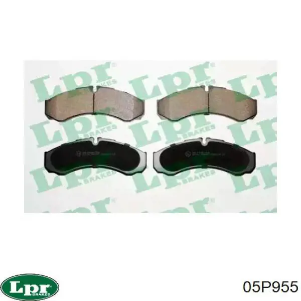 Купить 05P955 LPR Колодки тормозные