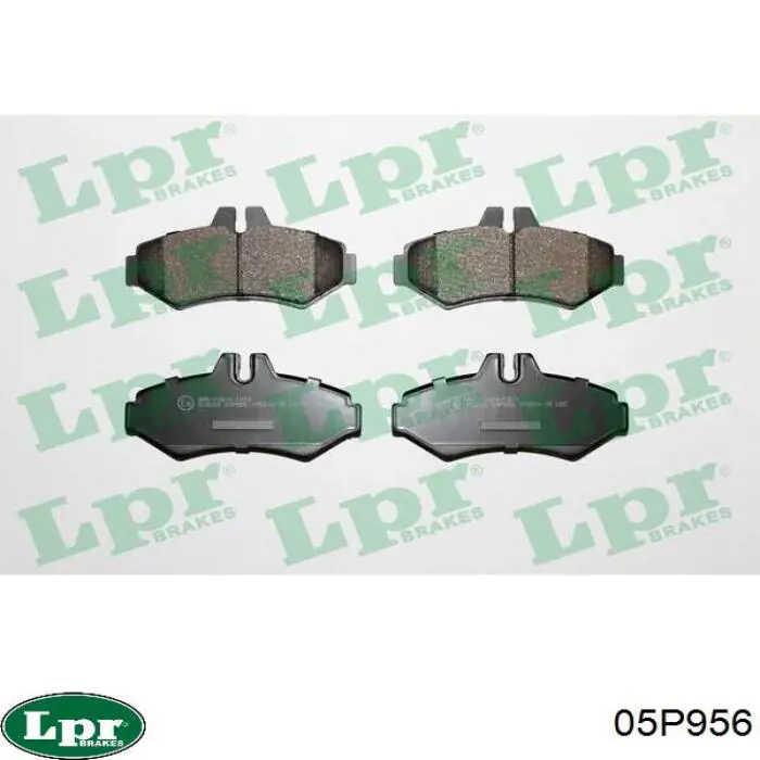 Задние тормозные колодки 05P956 LPR