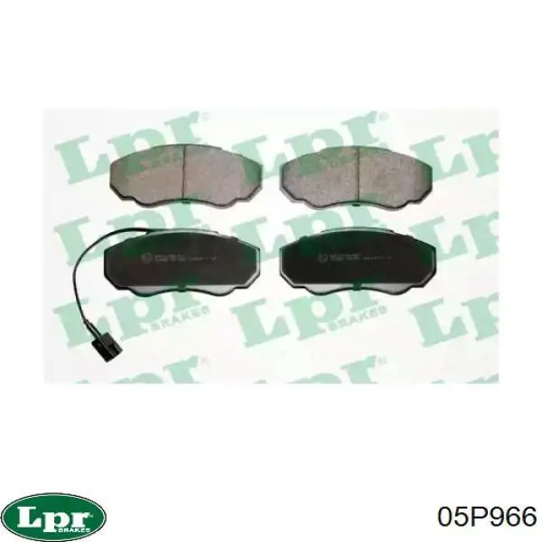Купить 05P966 LPR Колодки тормозные