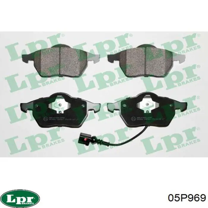 Передние тормозные колодки 05P969 LPR