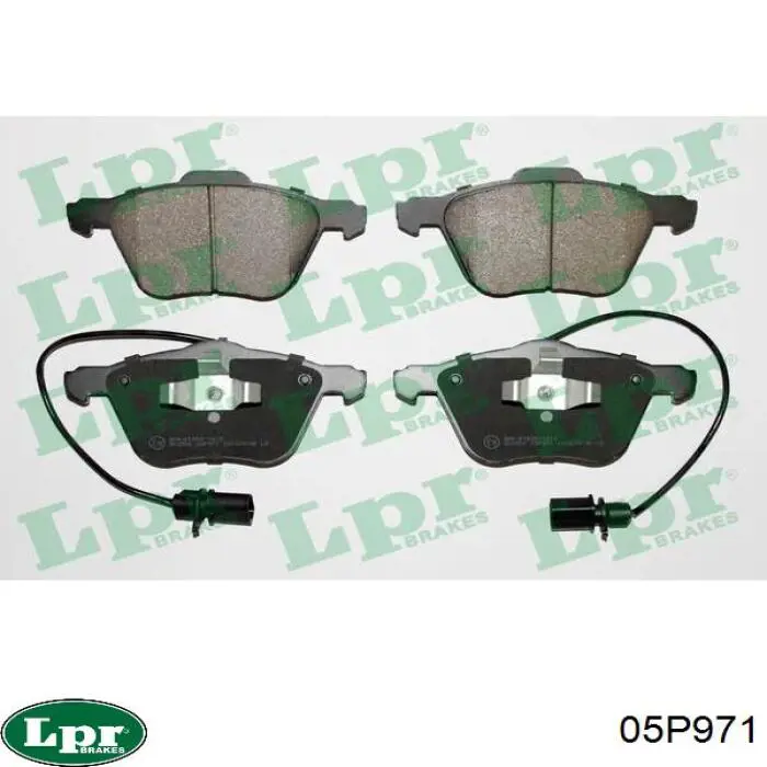Купить 05P971 LPR Колодки тормозные