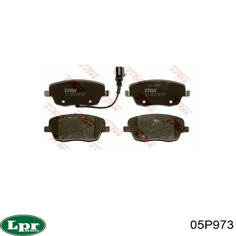 Купить 05P973 LPR Колодки тормозные