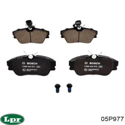 Колодки LPR 05P977 цена, от 25.70 USD