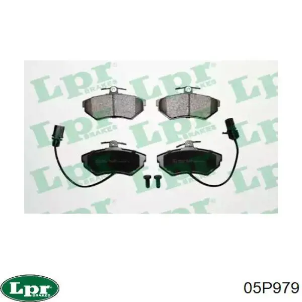 Передние тормозные колодки 05P979 LPR
