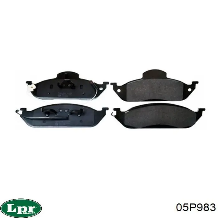Тормозные колодки LPR 05P983