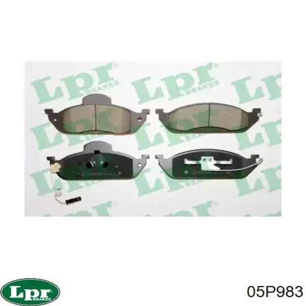 05P983 LPR Колодки передние