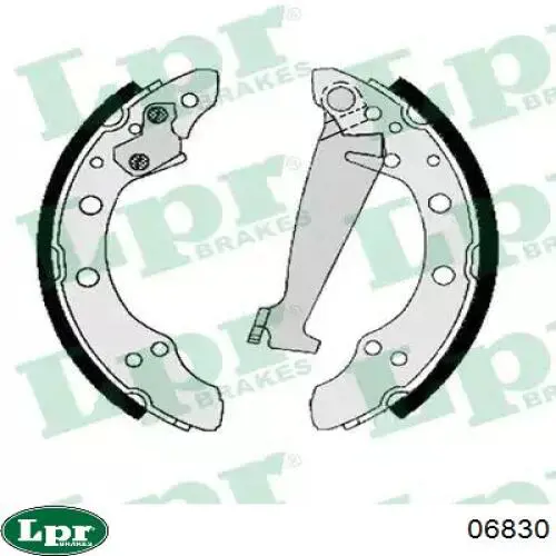 Задние барабанные колодки 06830 LPR