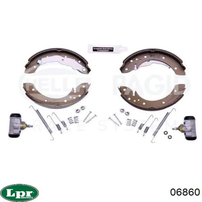 Барабанные колодки LPR 06860