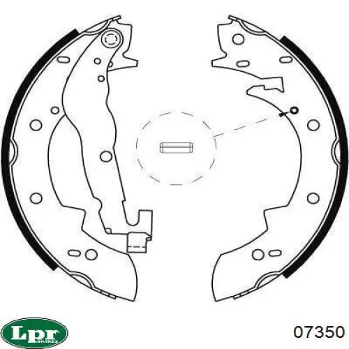 Тормоза рабочие задние ножные и тормозные барабаны LPR 07350 цена, от 23.88 USD