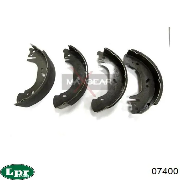Задние барабанные колодки 07400 LPR