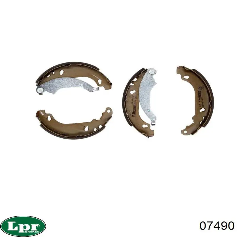 Задние барабанные колодки 07490 LPR